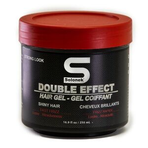 Solonek Double Effect Hair Gel with Red Lid